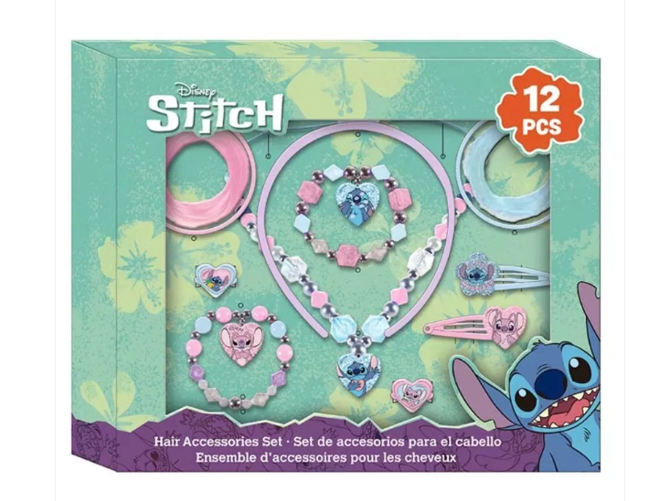 Ensemble Bijoux et Accessoires 12 Pièces Stitch